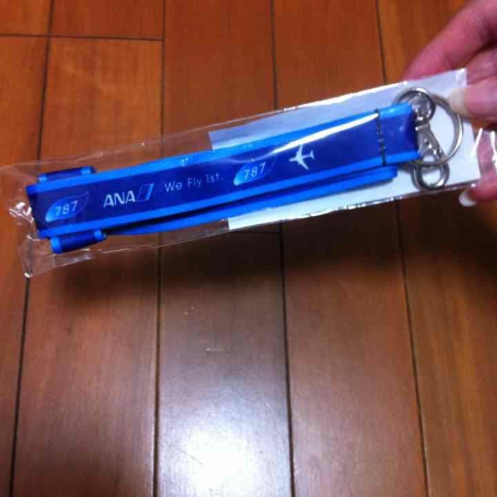 ANA ボーイング787 ネックストラップ ANA ネックストラップ We Fly 1st