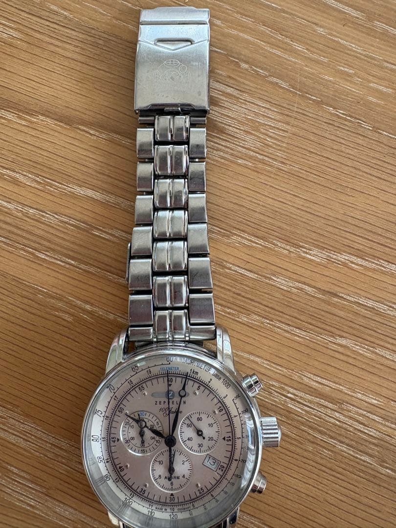 ZEPPELIN クロノグラフ 腕時計 100m防水