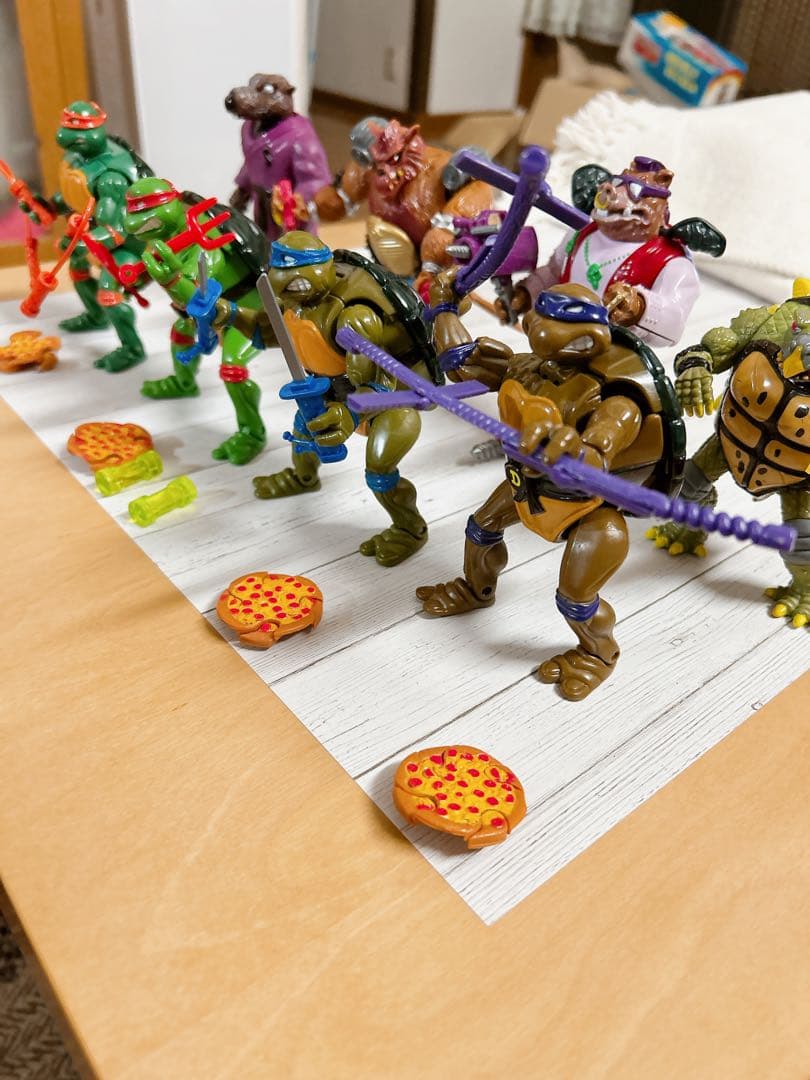 ミュータント・タートルズ アクション フィギュア 8体セット
