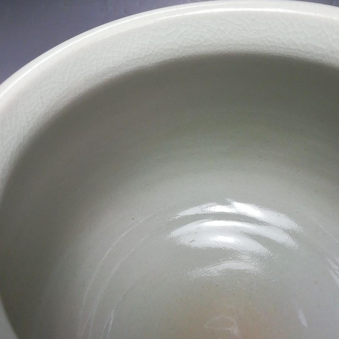 S612 水指 『三嶋芋頭水指』『開田開山造』『礼賓手』 共箱 茶道具