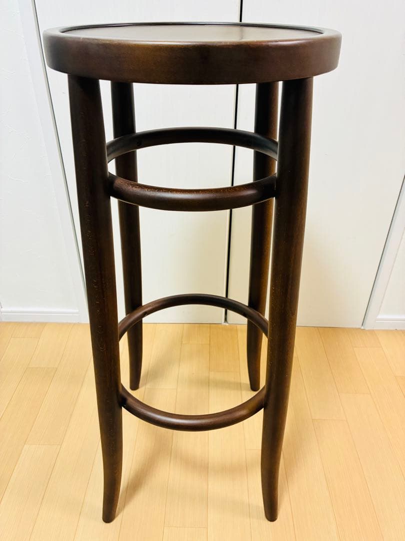 美品　最終価格　秋田木工　ベントウッド　カウンターチェア　曲げ木　ウォールナット