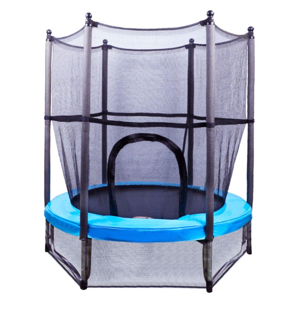 キッズ トランポリン 子供用 耐荷重45kg 箱入り 1回使用 - スポーツ