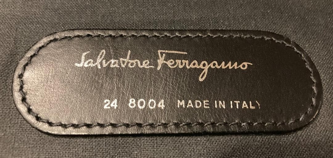 プラハFeragamoフェラガモ(本革)トラベルバッグ 黒