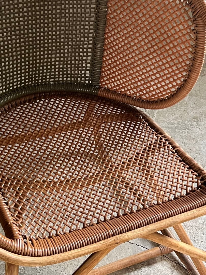 ヴィンテージ ラタン 曲木 ソファー ／ ガーデンチェアー 建築