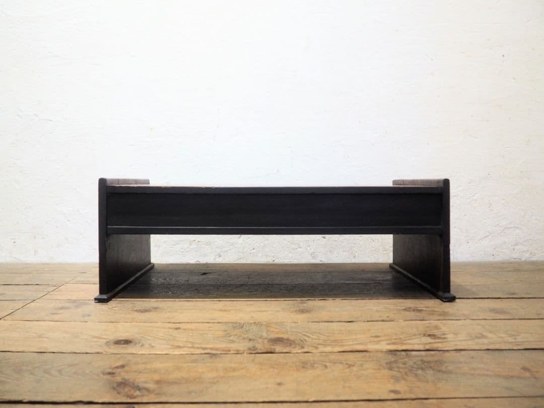 1266 アンティーク 抽斗3杯 欅の文机 一枚板 ローテーブル レトロ 骨董