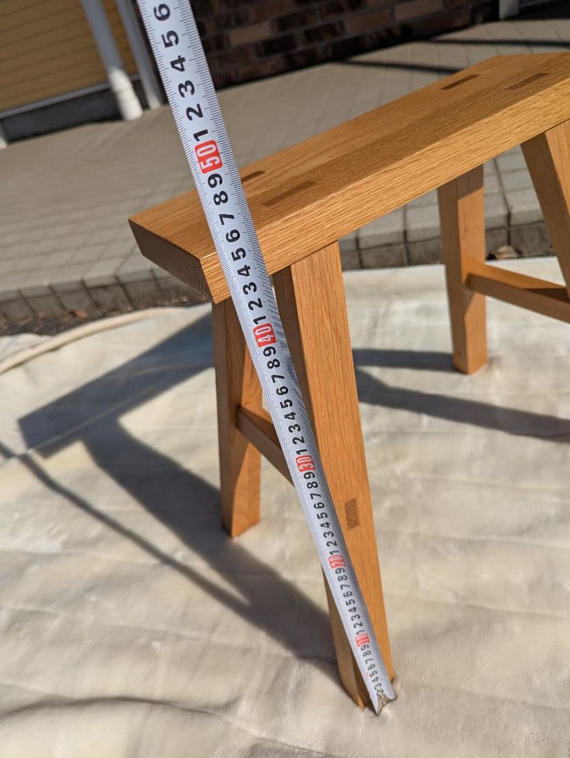 MUJI 無印良品 オーク材ベンチ 椅子 スツール 天然木 チェア