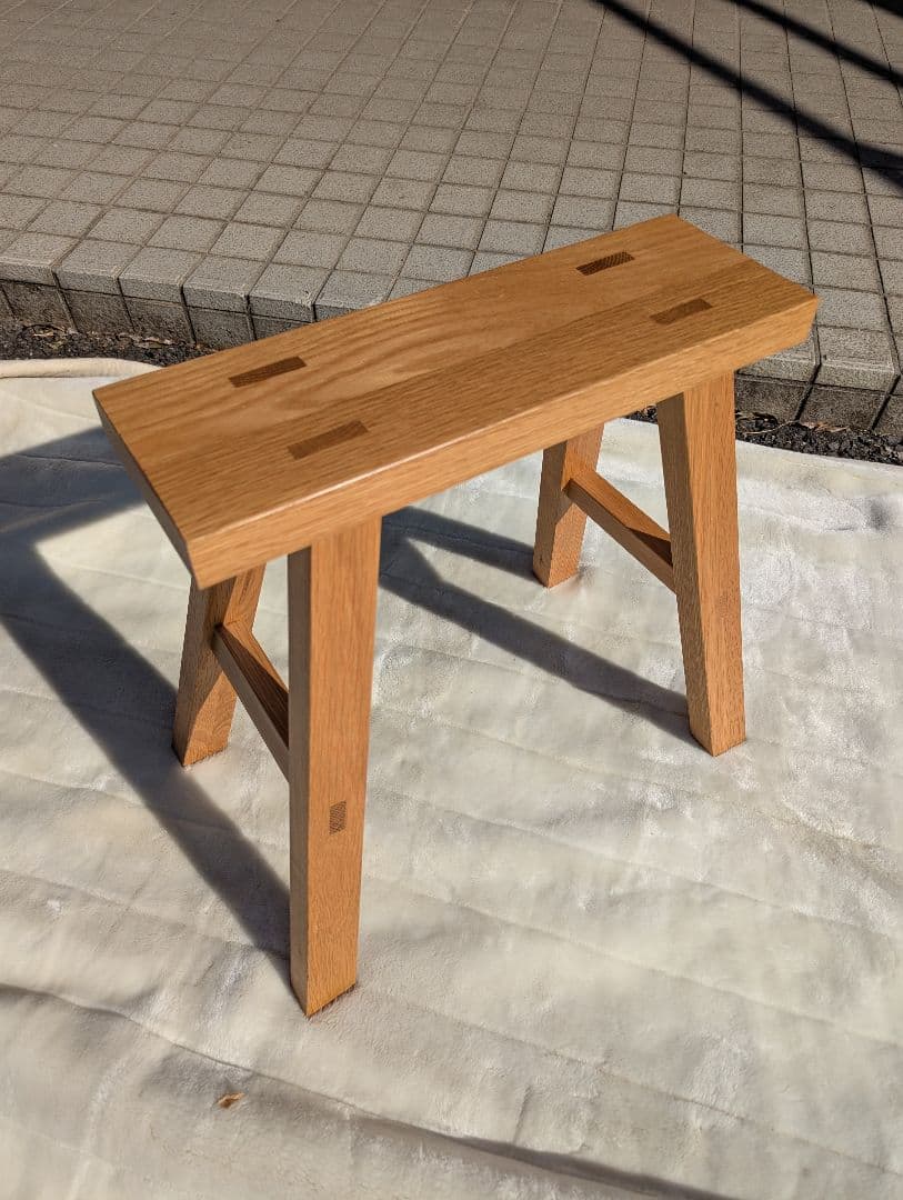 MUJI 無印良品 オーク材ベンチ 椅子 スツール 天然木 チェア