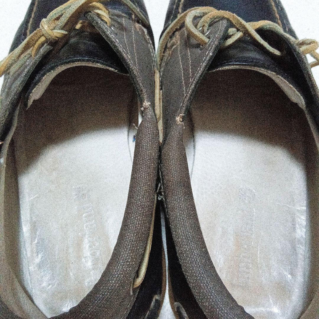 ティンバーランド　スリーアイ　モカシン　デッキシューズ　ブラック　28.0