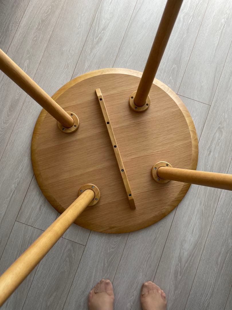 ビスコットセミオーダー70センチダイニング丸テーブル