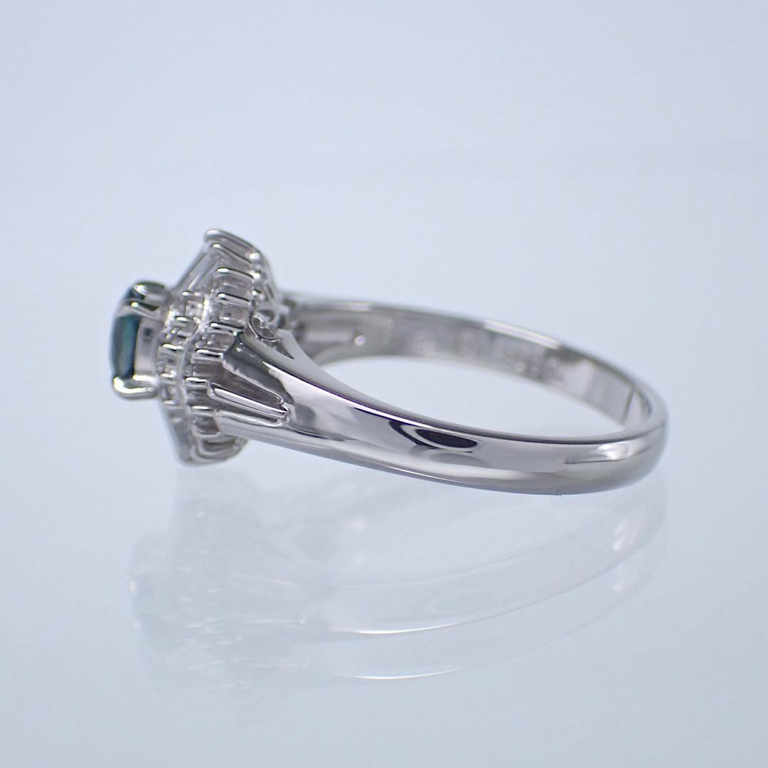 三越 極上アレキサンドライト0.31ct ダイヤ0.30ct Pt900 リング