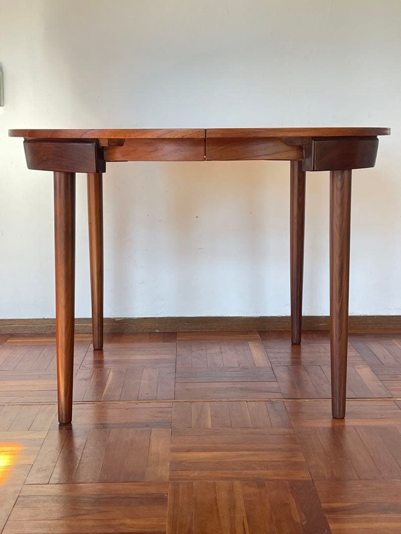 北欧 デンマーク ヴィンテージ ハンスオルセン ラウンド ダイニング テーブル