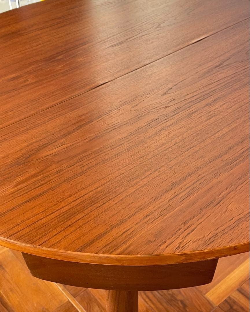 北欧 デンマーク ヴィンテージ ハンスオルセン ラウンド ダイニング テーブル