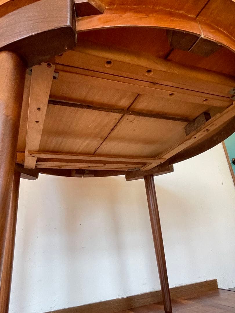 北欧 デンマーク ヴィンテージ ハンスオルセン ラウンド ダイニング テーブル