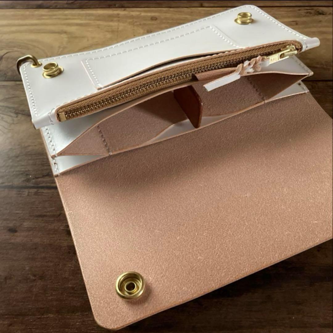 【キノピオ】北米ステアハイド トラッカーウォレット 180（ロング）3層