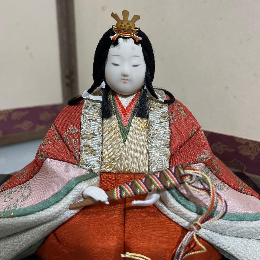 親王飾り　お雛様　木目込