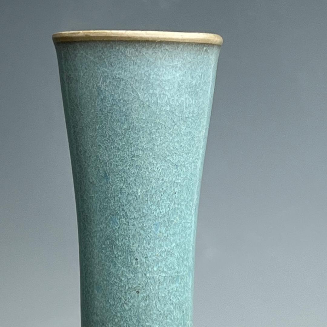 鈞窯天藍釉紫斑長頸瓶 中国古玩 中国美術 唐物 A960 - メルカリ