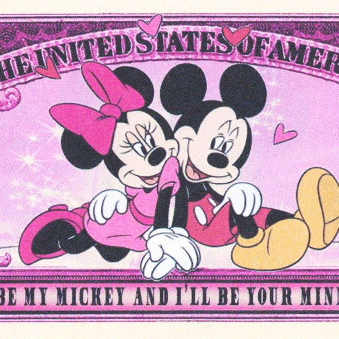 【ディズニー】ミニーマウス　ノベルティ　ドル紙幣