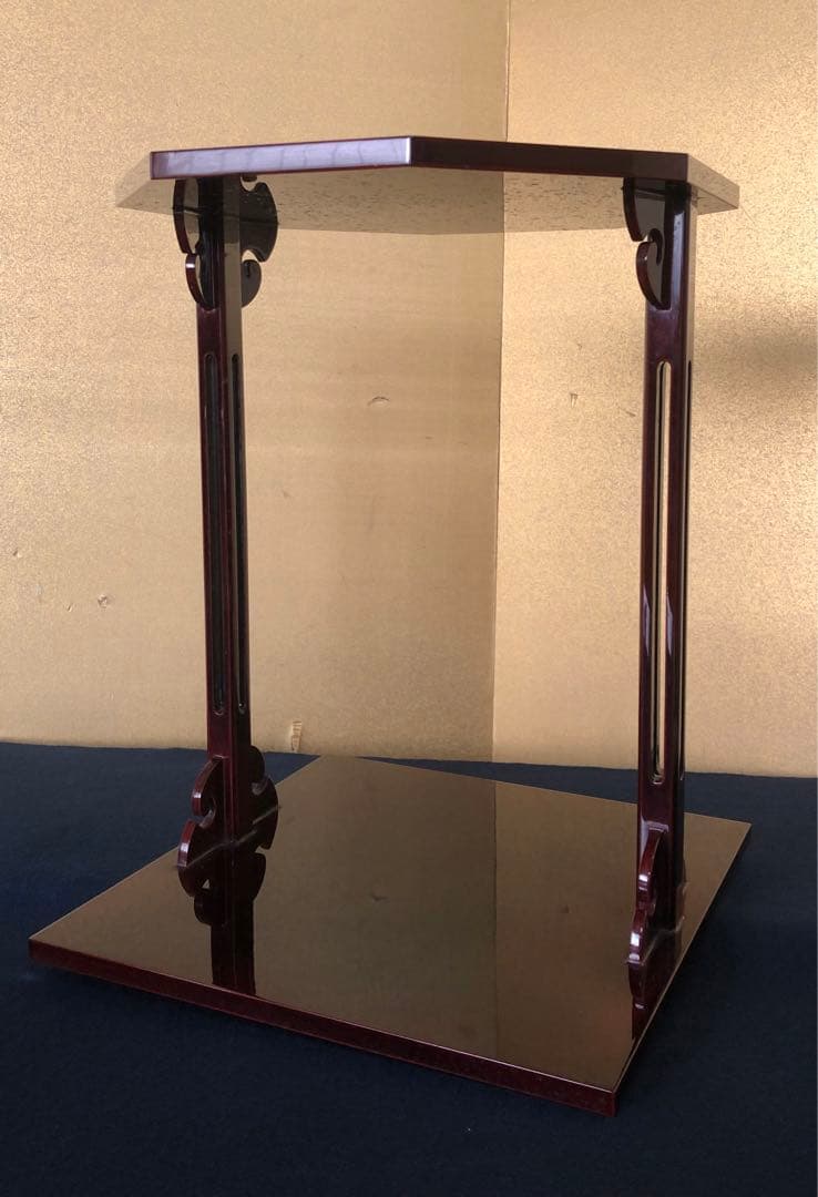 《R》輪島塗 寿棚 塗師 茶平一斎 共箱　260114き3