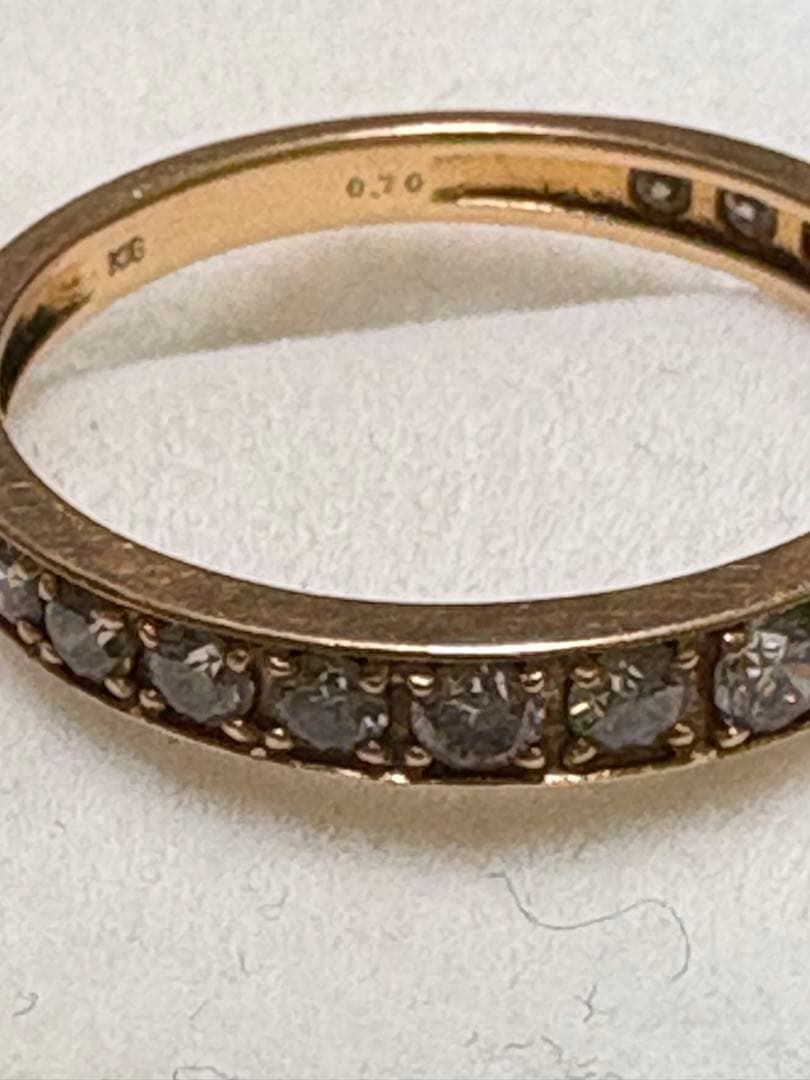 k18 エタニティリング0.7ct