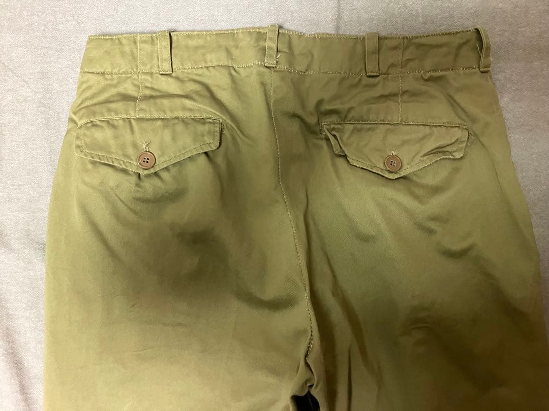 フランス軍 m-47 チノトラウザー ミリタリー シャツ セットアップ