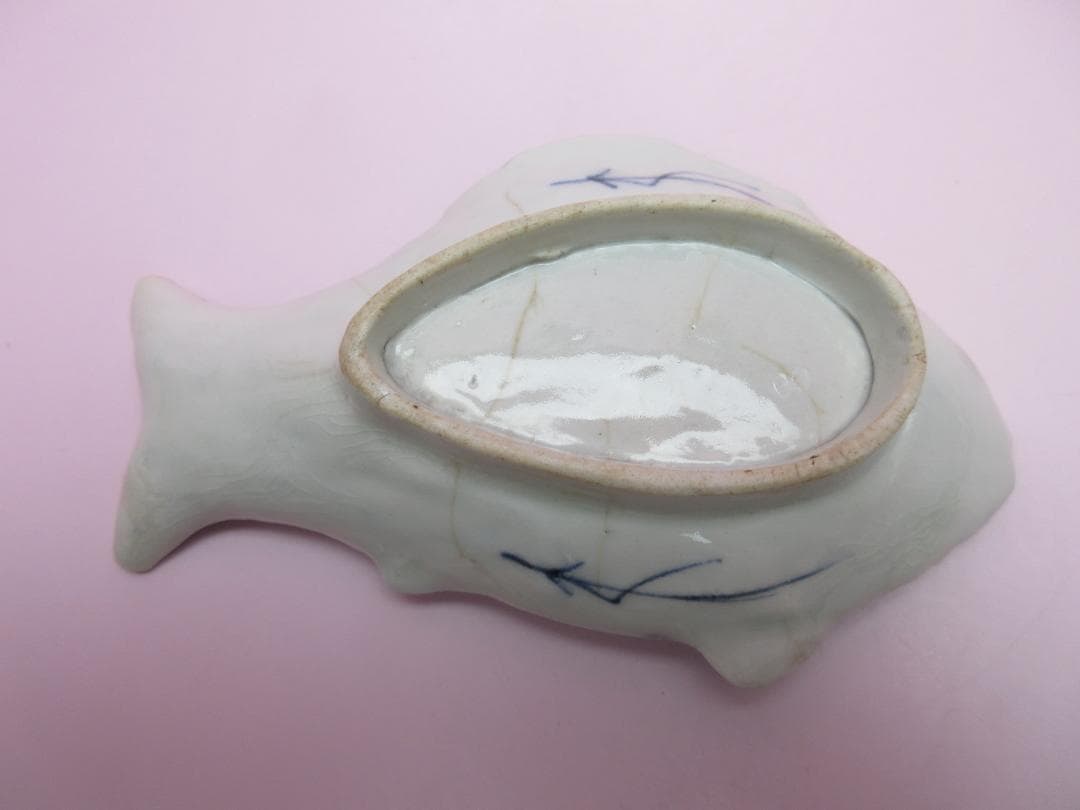 江戸中期頃 古伊万里 魚形 向付 5客 TN79 70724