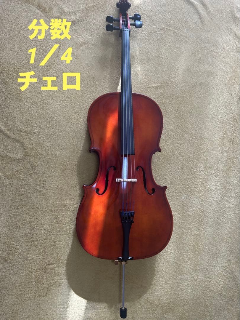 【美品】分数チェロ1/4 カルロジョルダーノ