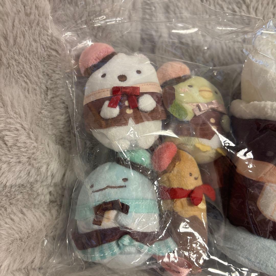 喫茶すみっコでチョコレートフェア　てのりぬいぐるみセット