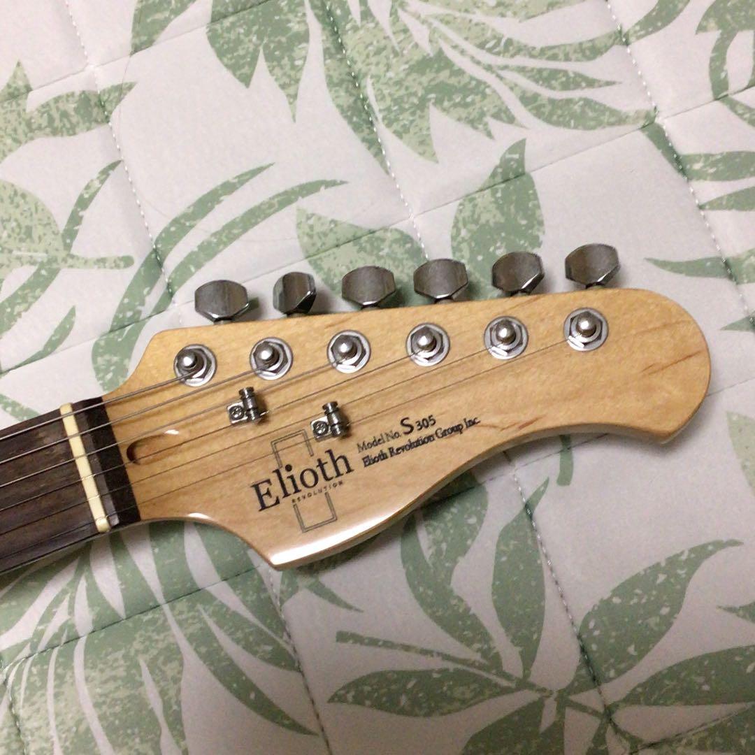 elioth guitar S305 6弦 エレキギターとケース elioth guitar S305 6弦