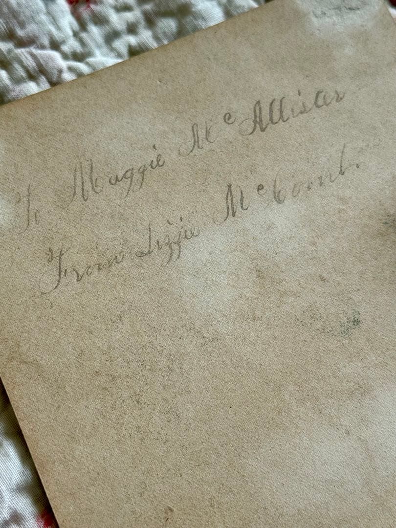 アンティーク　カード　ヴィクトリア朝時代大型クロモリトグラフフランスアンティーク