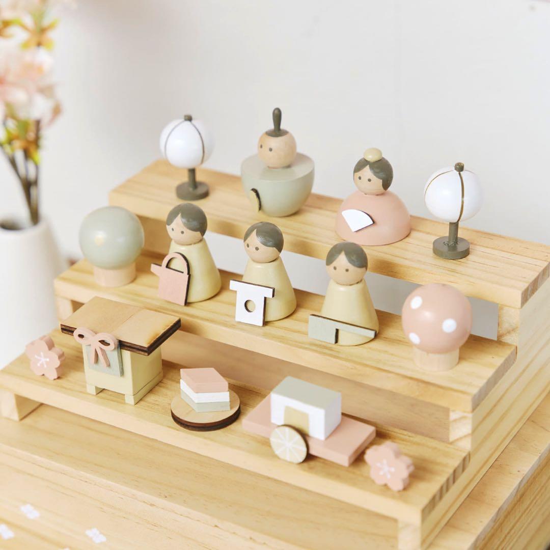 サリュ ＊ ひなまつり 完売品【収納できる雛人形セット】