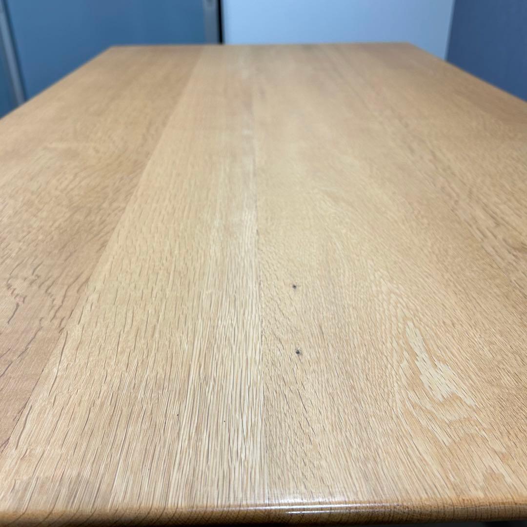 【とろろ】日進木工　ホワイトウッド木製ダイニングテーブル 150×85cm