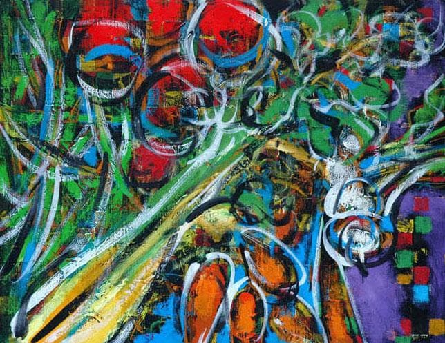 油絵 菅家令子 絵 絵画 インテリア 額付(白) uF6-061004 野菜果物