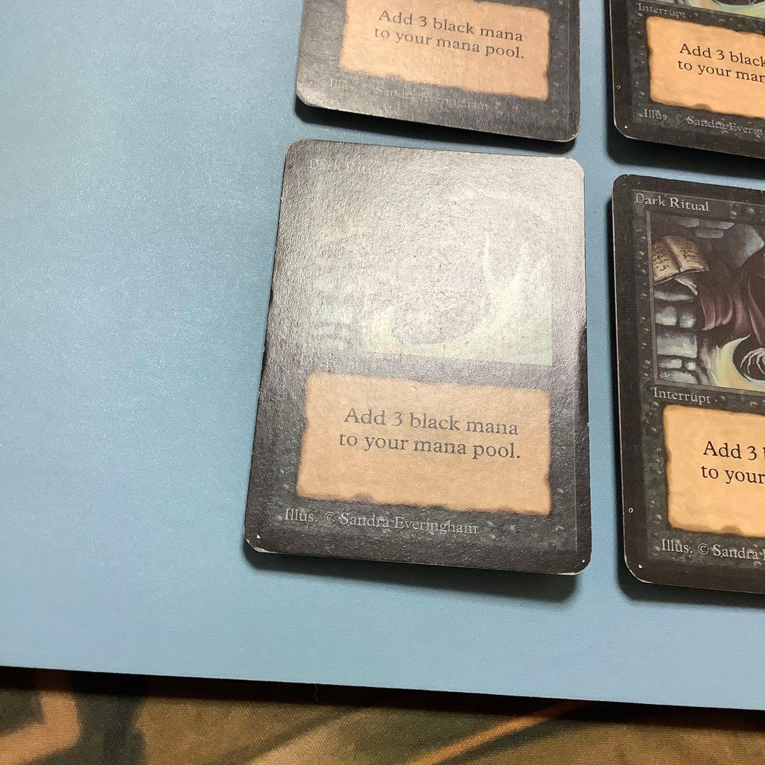 *バラ売り可* 暗黒の儀式/Dark Ritual LEA英語4枚セット