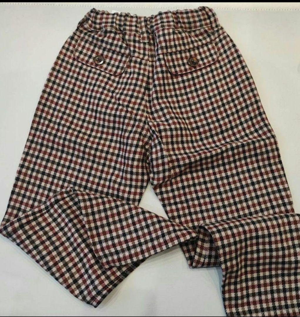 新品未使用タグ付き☆ミキハウス チェック柄パンツ 110サイズ