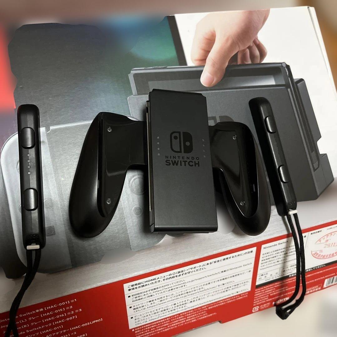 Nintendo Switch グレー ブラック 黒 ニンテンドースイッチ 初期