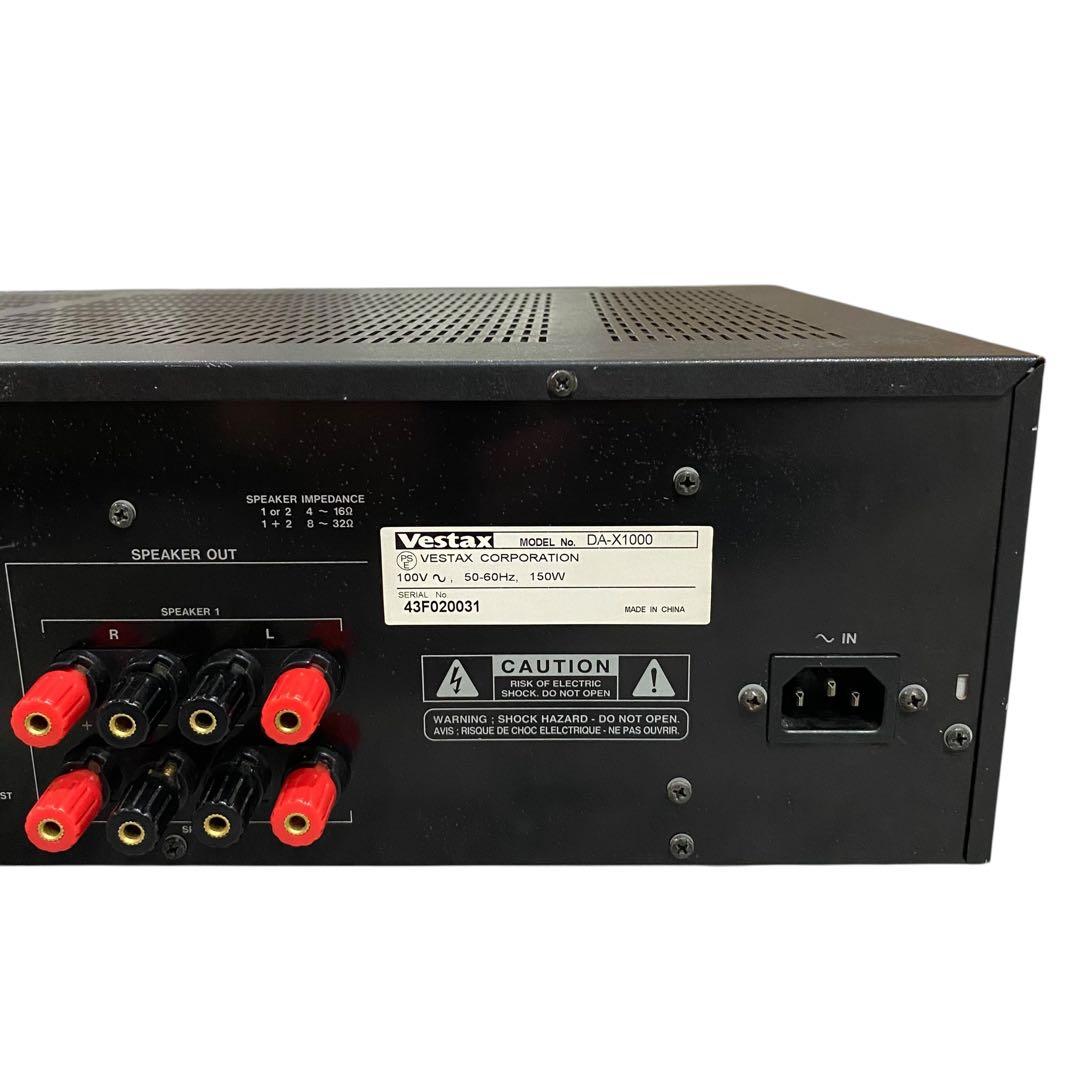 希少品】Vestax DJアンプ DA-X1000 システムコントローラ