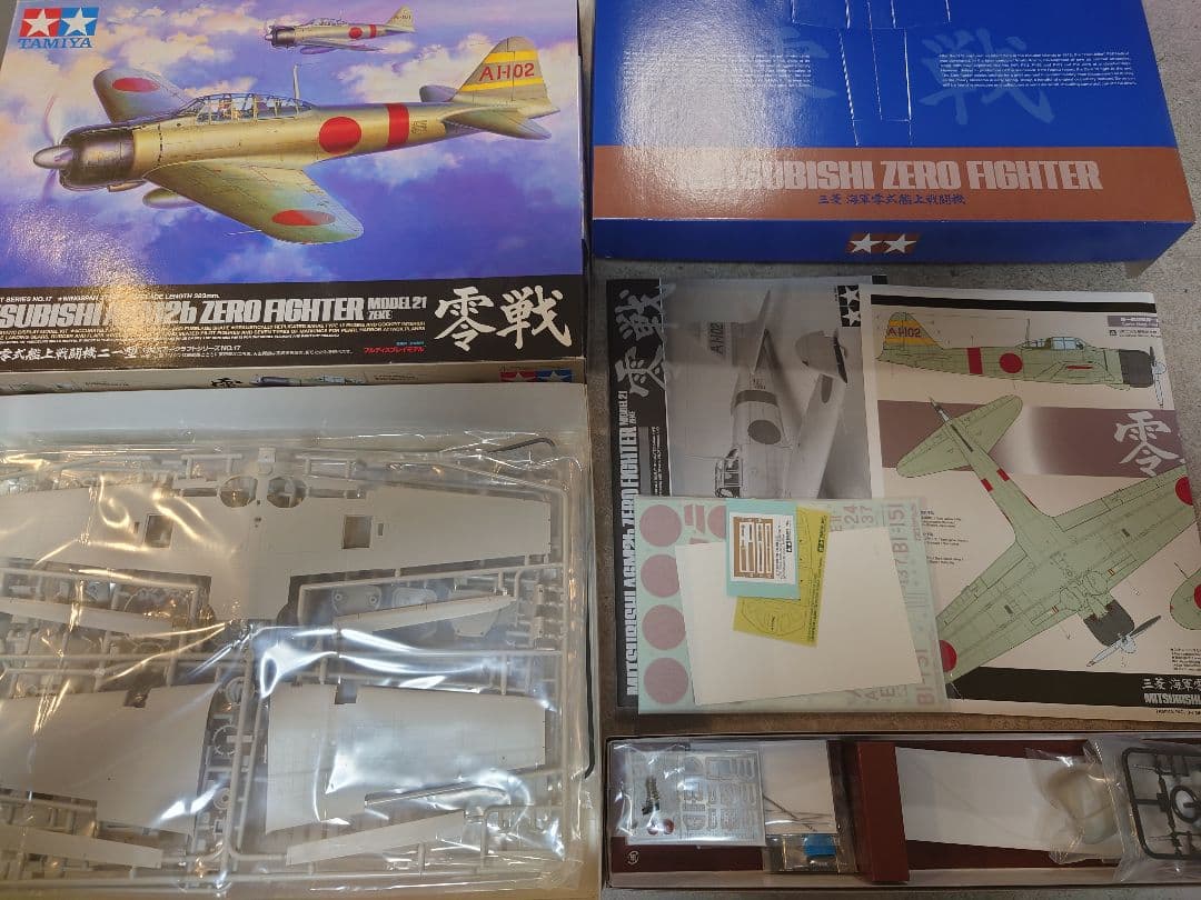 1/32スケール 零戦、鍾馗 ＆ 1/350スケール 護衛艦むらさめ