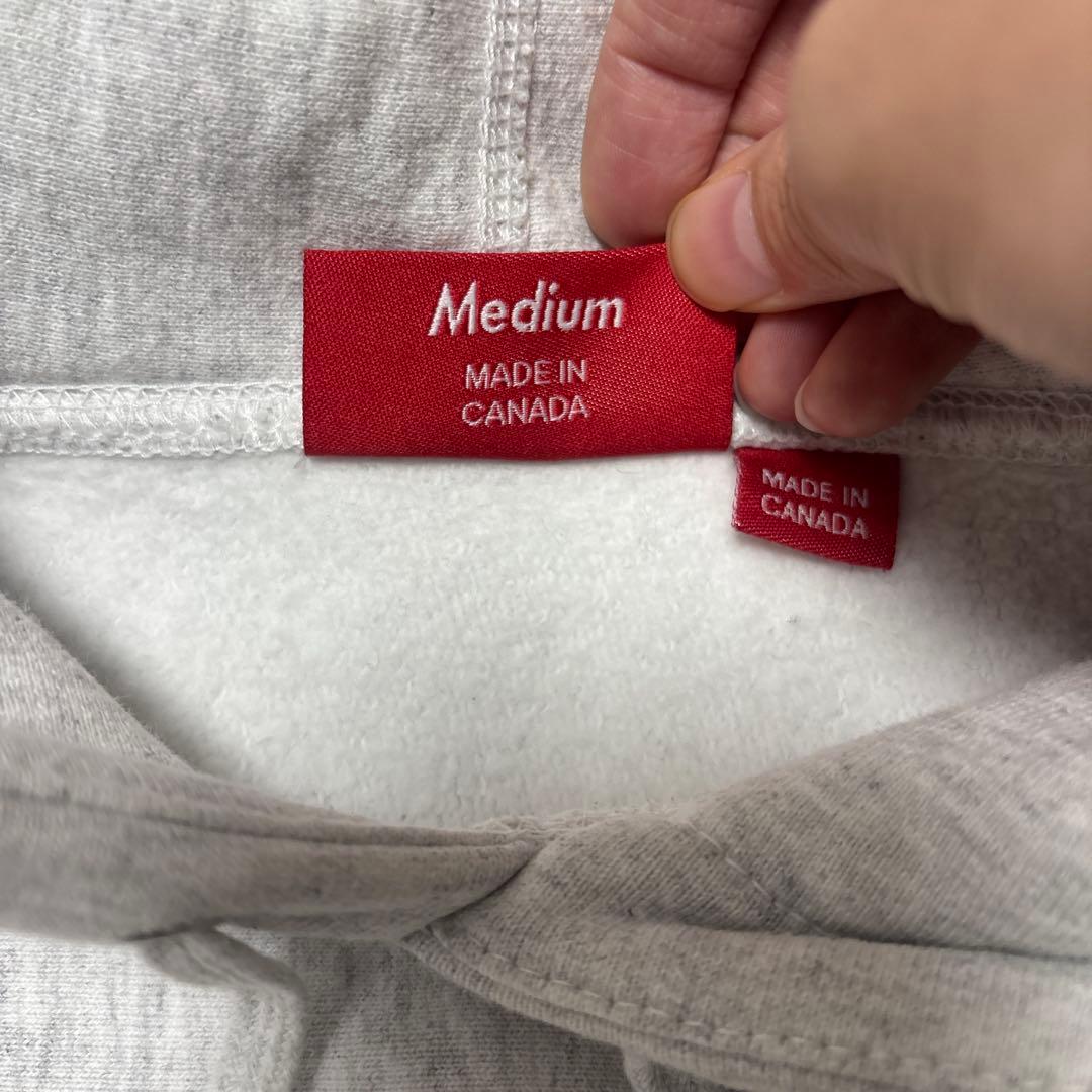 SUPREMEパーカー　カラーコーン　グレー