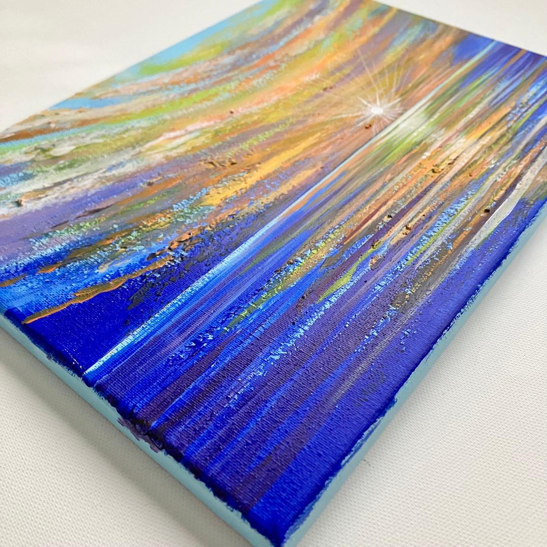 sunset＊4号キャンバス　絵画　原画　風景画　海　ハワイ　沖縄　夕日