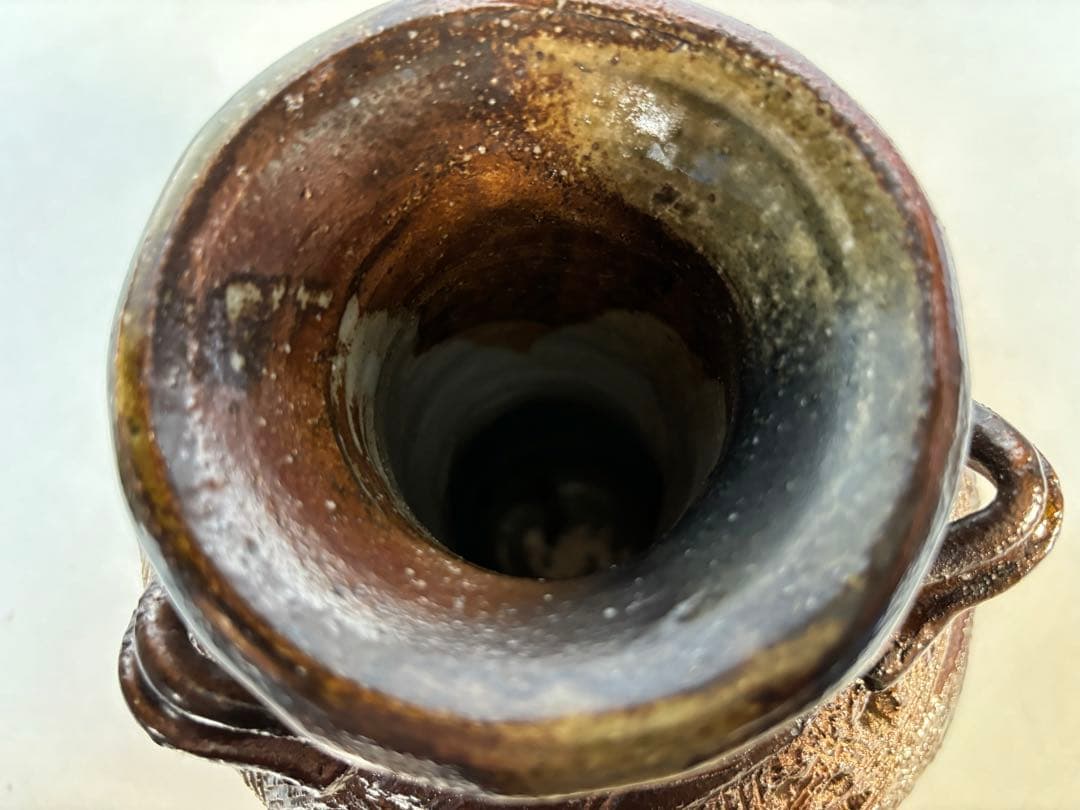 透かし彫り模様　壺型 一輪挿し　3点セット