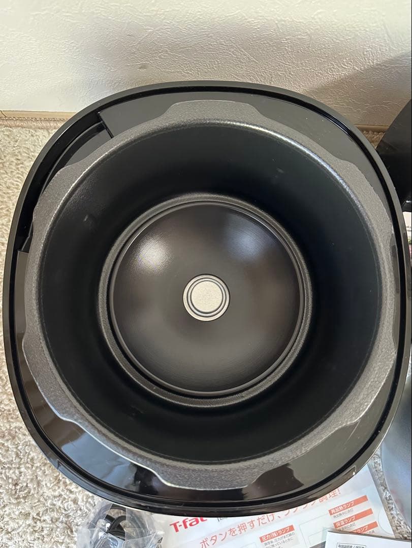 ティファール 電気圧力鍋 3L 4人用 時短 おまかせ手料理 1台12役ブラック