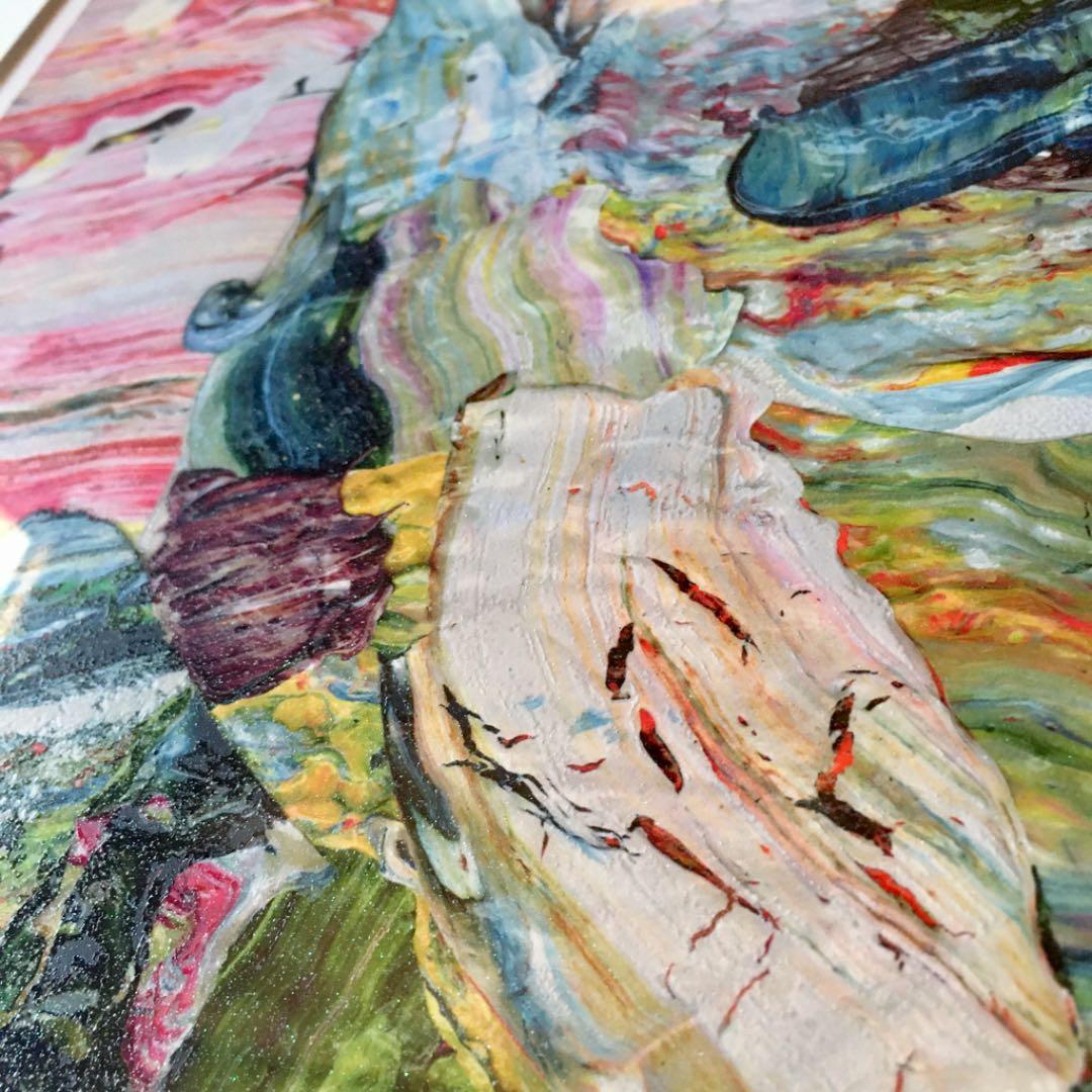 杉田陽平 サイン入り 版画 涙色の画家は透き通るダイヤのように