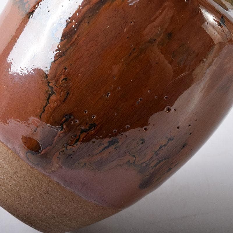 茶道具 京焼 平安 森岡嘉祥造 高取釉 茶入 仕覆付 共箱 V 7682 - メルカリ