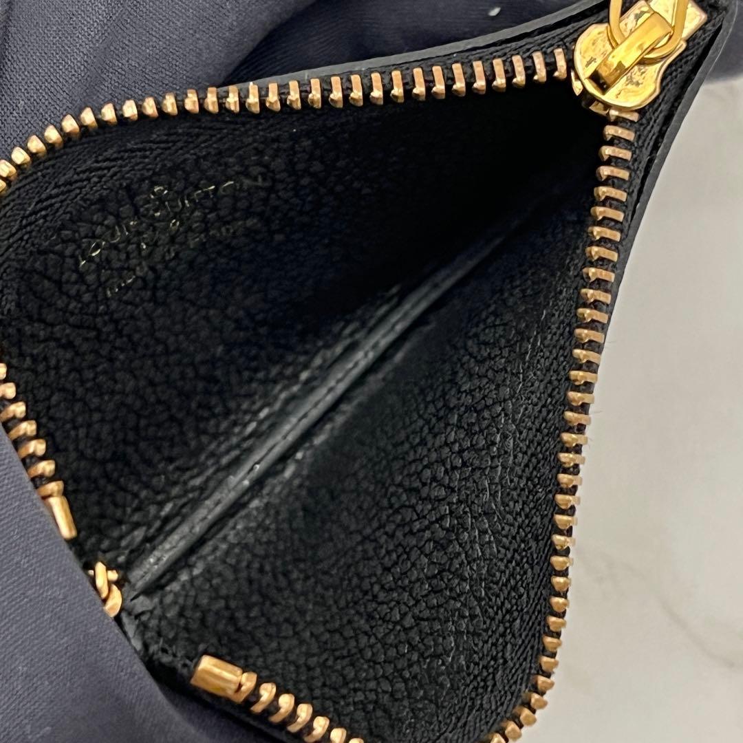 ルイヴィトン カードキーケース ポシェット・クレ ケース 現行品 ブラック
