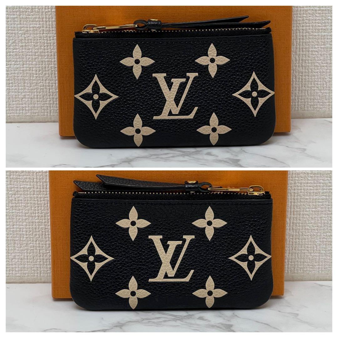 ルイヴィトン カードキーケース ポシェット・クレ ケース 現行品 ブラック