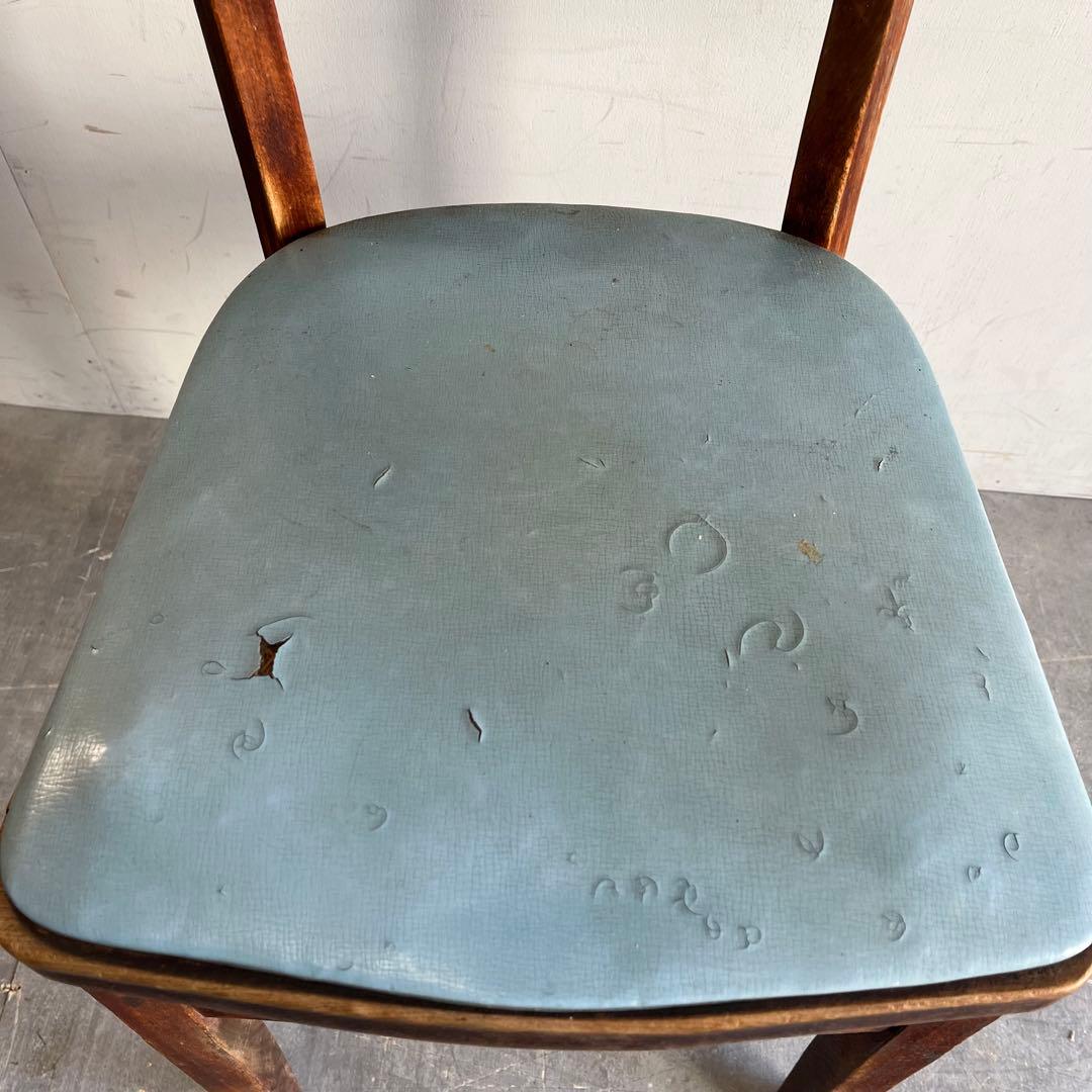 アンティーク 椅子 チェア スツール 置き台 飾り台 レトロ シャビー ②