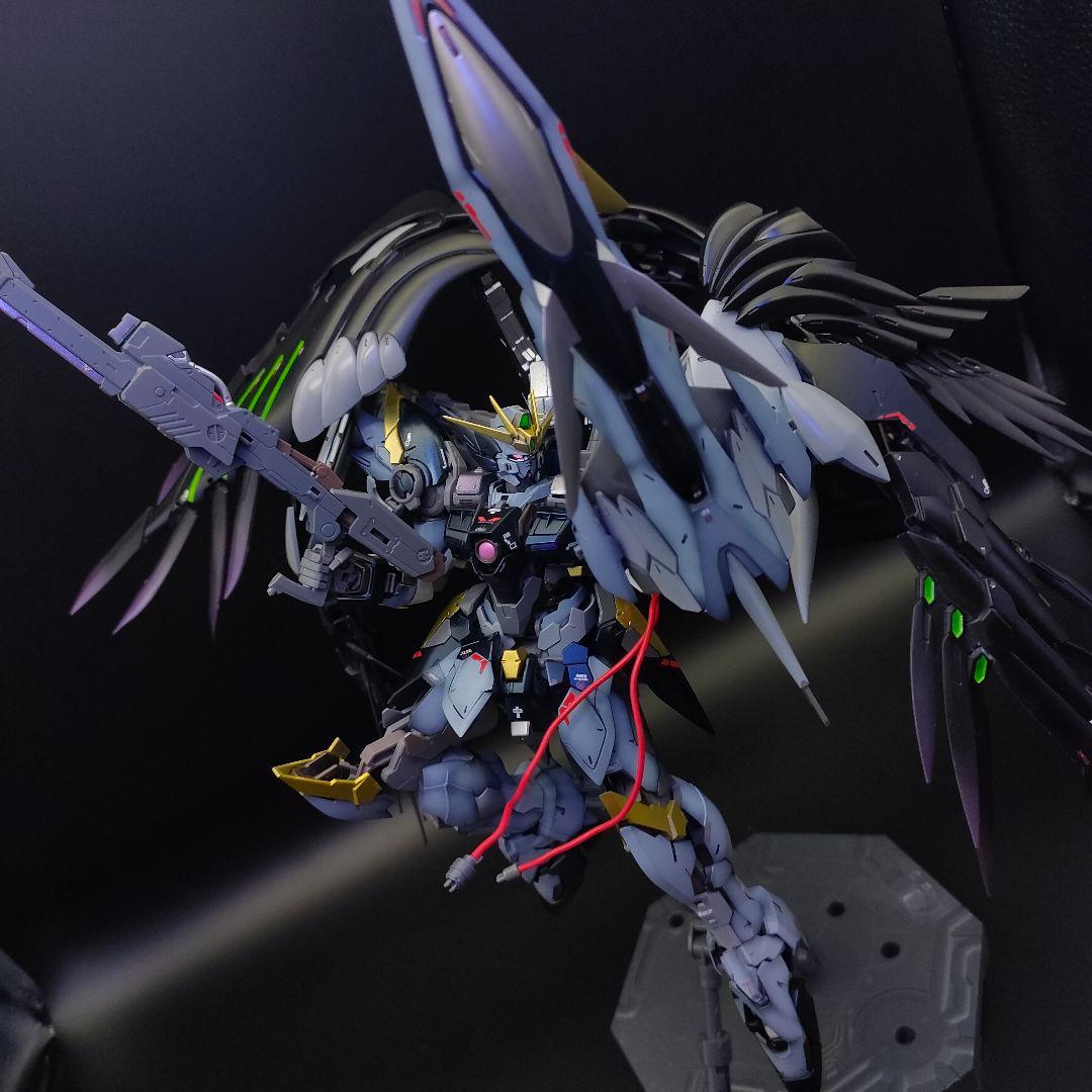 ウイングガンダム ガンプラHiRM ハイレゾモデル 塗装完成品 ウイング