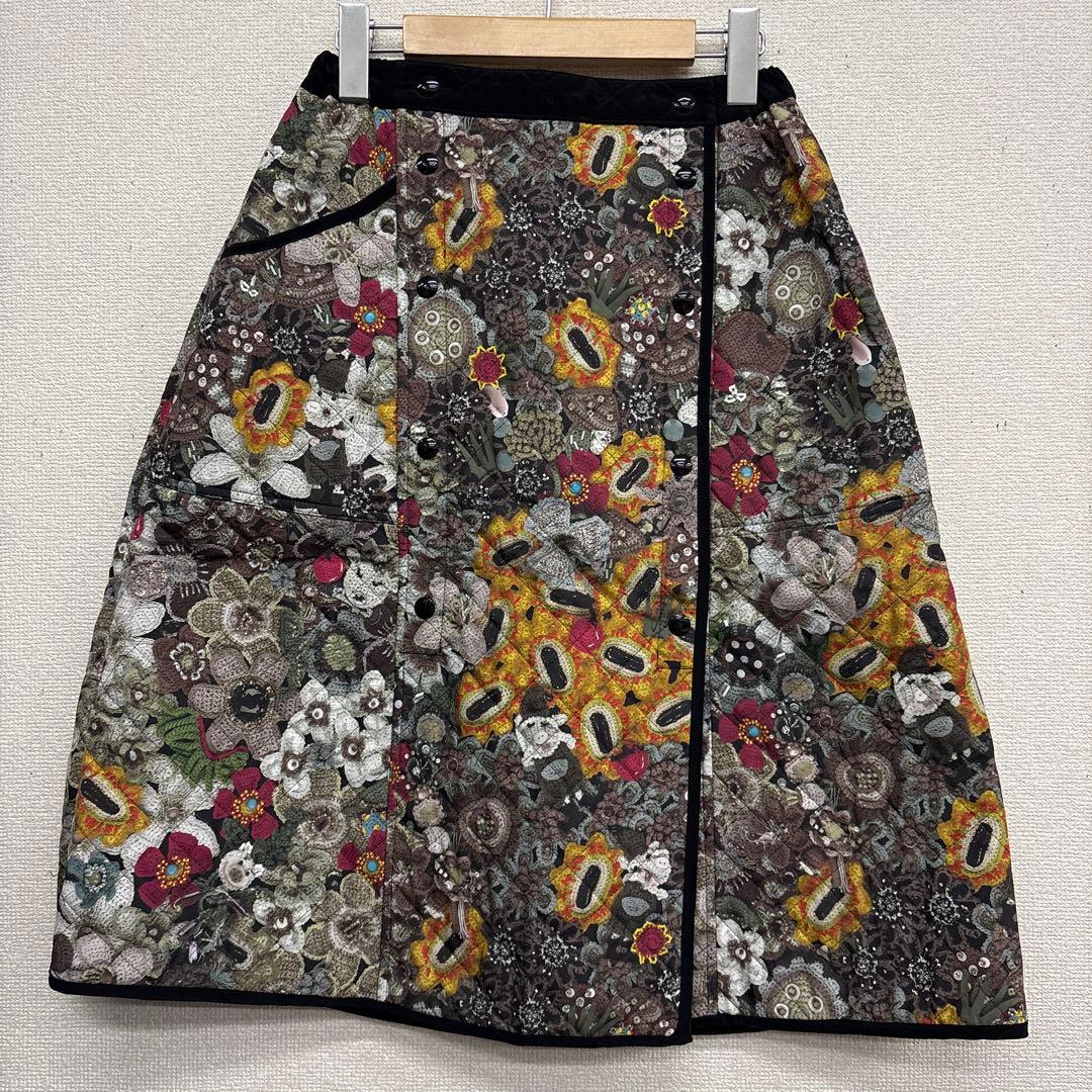 ALBEROBELLO アルベロベロ リバーシブル キルティングスカート