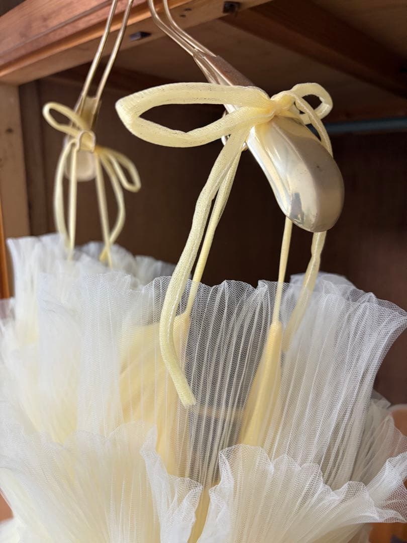 イエロー ウェディングドレス　お色直し