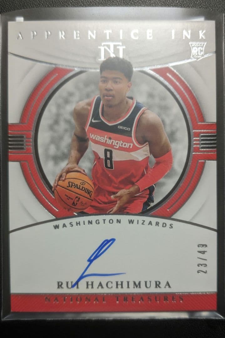 八村塁RC AUTO カード直書　/49 サイン　panini nba